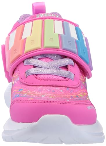 Skechers Girl's Jumpsters 2.0-Skech Tunes Sneaker, Pink, 2.5